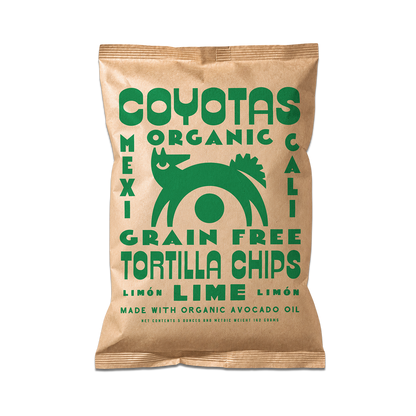 ORGANIC GRAIN FREE TORTILLA CHIPS LIME / 5 OZ PER BAG