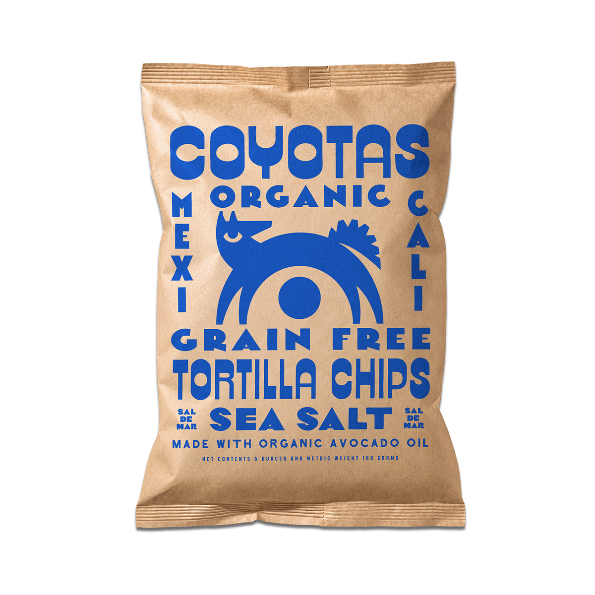 ORGANIC GRAIN FREE TORTILLA CHIPS SEA SALT / 5 OZ PER BAG